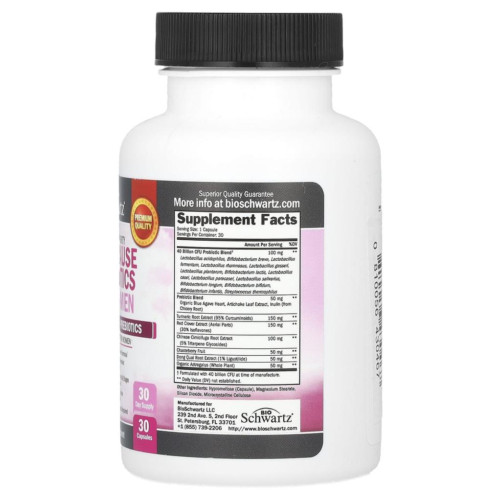 Ultra Pure, Menopausal Probiotic for Women, 30 Capsules