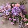 Flori Artificiale Seria Violet: Floral Decorativ Elegant pentru Casă, Nuntă, Cameră Model și Decor Moale.