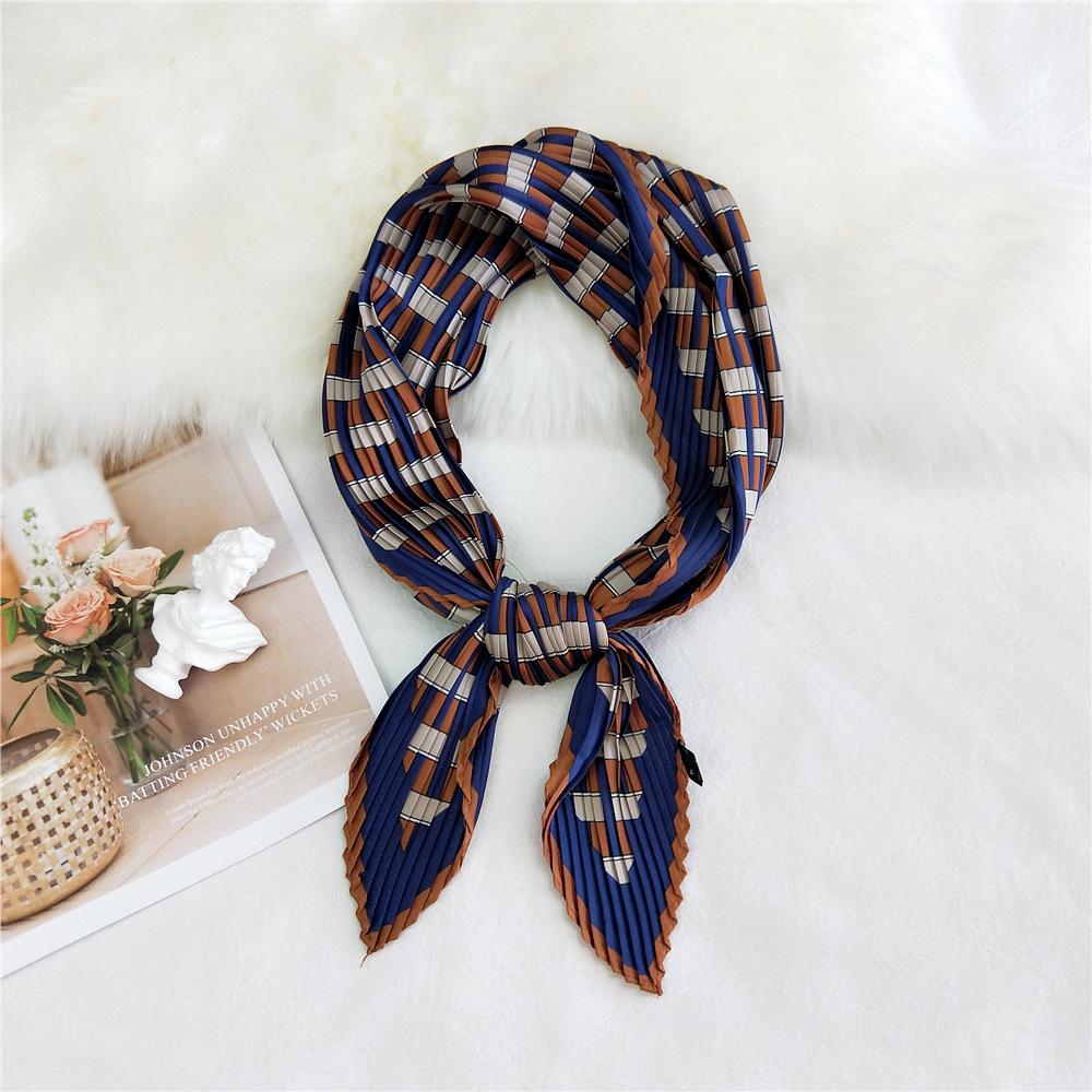 Fashion Decoration Scarf Hairband Tie Hair 70 Small Square Scarf Silk Scarf Women'S Spring And Autumn Versatile Small Scarf Professional Scarf