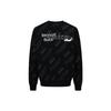 Evisu Letter Logo All Over Print Pullover Sweatshirt Men Sweatshirt Black 2ESGNM3SW426LFCT