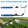 Garden Sprayer Plastic Diatomite Powder Sprayer High Pressure Air Pump Manual Powder Applicator Dispenser Yard Agriculture Tools