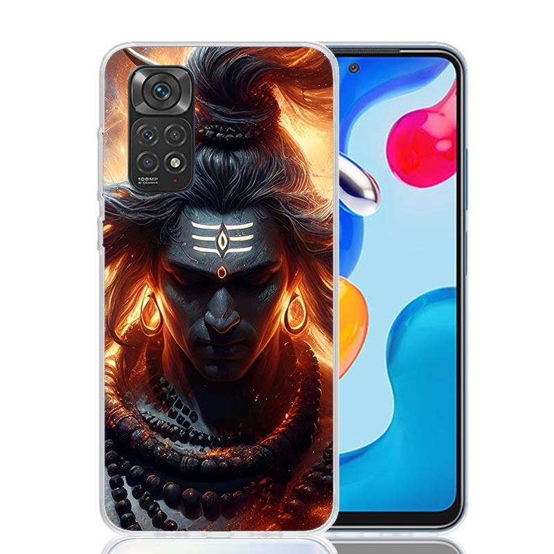 Lord Shiva Hindu God Buddha India Phone Case For Xiaomi Redmi Note 15 14 13 12S 12 Pro Plus 11S 11E 11 11T 10S 10 Art Soft Patte