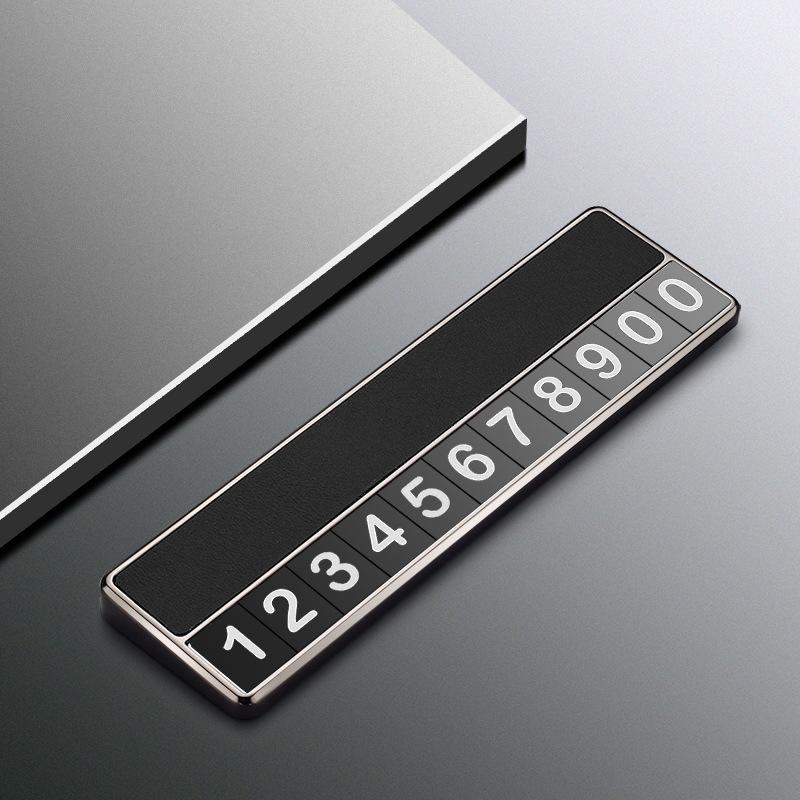 Tesla Model Y/X/S Temporary Phone Number Parking Plate