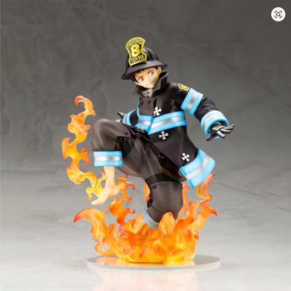 In Stock ARTFX J Enen no Shouboutai Shinra Kusakabe Anime Finished Model Toy Gift Collection