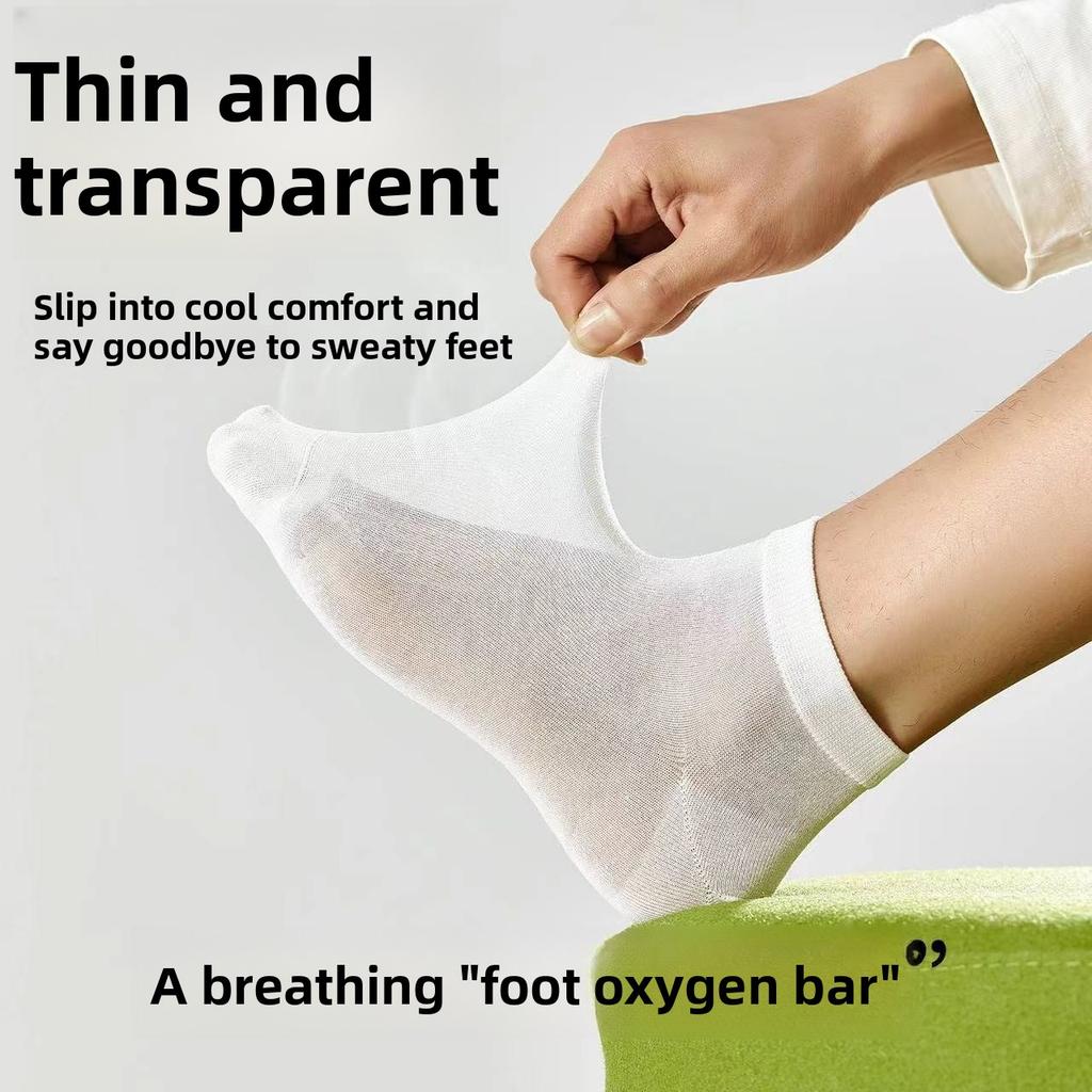 Female Summer Thin Style Breathable Moon Son Boneless Short Tube Cool Feeling Ice Socks