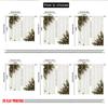 2pcs 2D flat printing Christmas curtains Christmas Stars Ornaments Festive Digital Printed Polyester Drapes Spring for Living