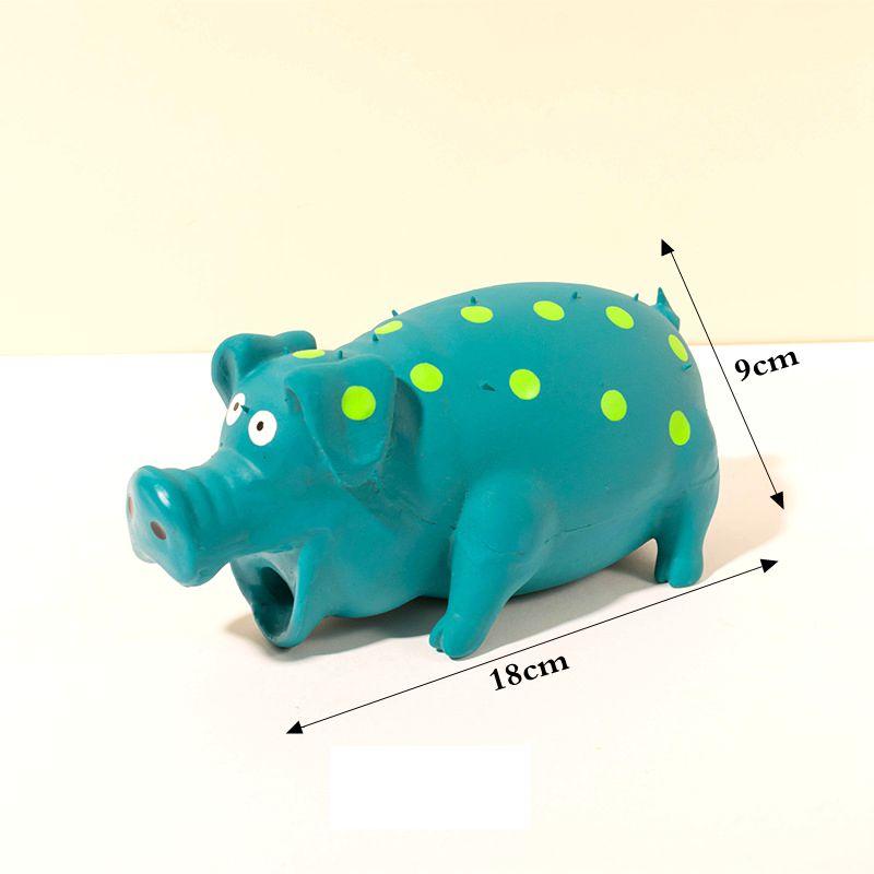 Pet Dog Toy Squeaky Rubber Toy Dog Latex Chew Toy Pig Shape Bite Resistant Puppy Sound Toy For Small Medium Large Dog Toy