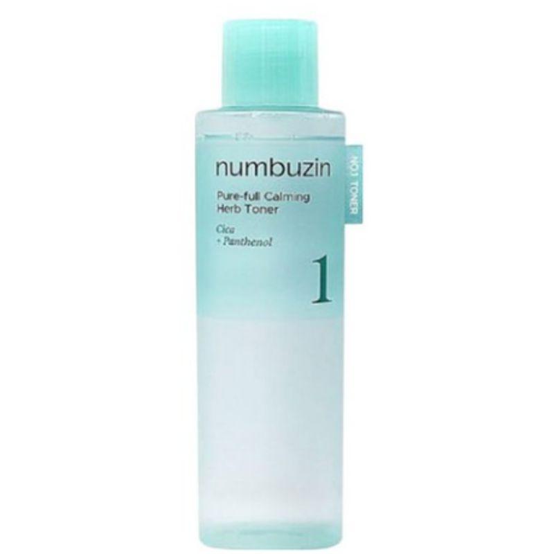 Numbuzin No.1 Pure-Full Calming Herb Toner Soothing Hydrating Facial Toner 300ml