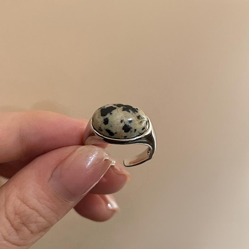 New Chinese Zircon Water Drop Gourd Adjustable Ring Cold Feeling Index Finger Ring Retro Jewelry Women