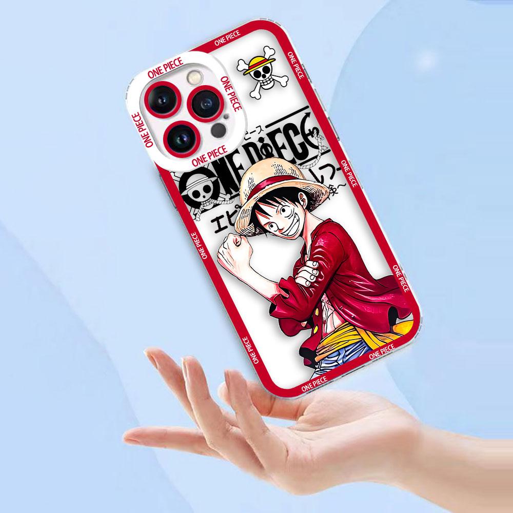 One P-Piece Luffy Nami Clear Phone Case For Samsung A02 A03 A04 A05 A05S A06 A7 A10 A12 A13 A14 A15 A16 A21S NOTE 10 20 Case