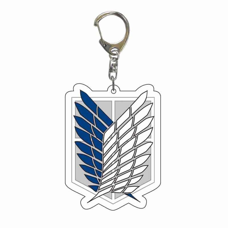 Attack On Titan Anime Acrylic Keychain Pendant - Creative Jewelry Gift