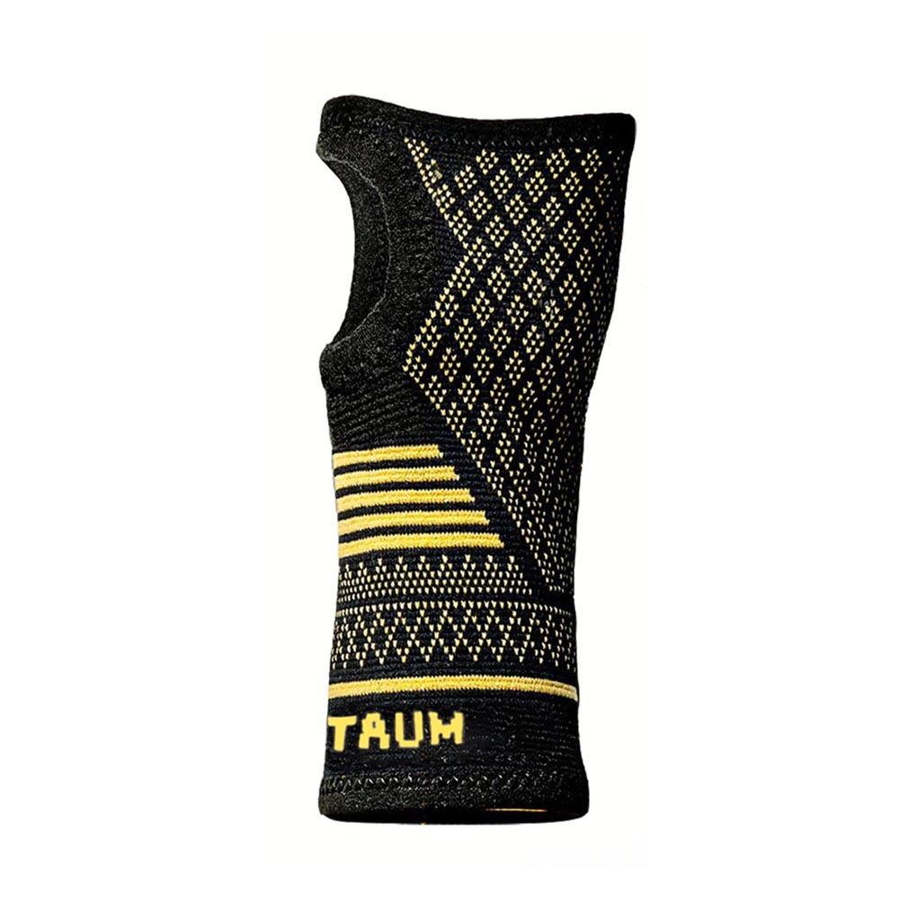 

1Pcs Elastic Sport Wrist Guard Joint Brace Wrist Sleeve Breathable Copper Fiber Bracer Badminton L чорний