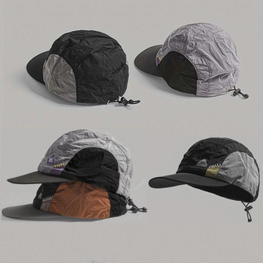 Flat-brimmed Quick-drying Hat Summer Thin Sun Protection Caps Baseball Cap  Men and Women