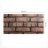 Anti-slip Protective Desk Mat with Brick Wall Pattern 100X50 Cm