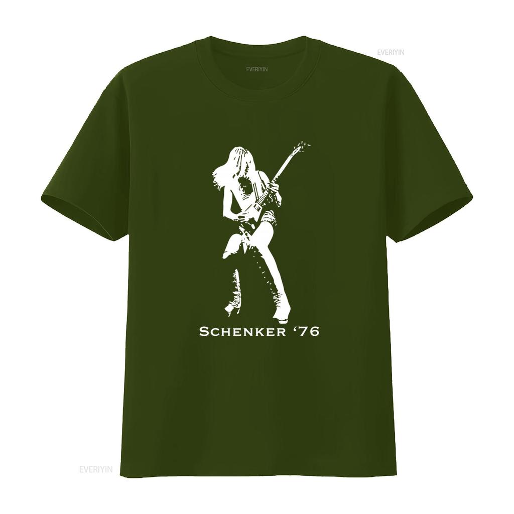 Vintage Michael Schenker 76 Gitarrist Rock Band Herren T-Shirt Königsblau Alle Größen Vintage Gewaschen Atmungsaktiv Leicht