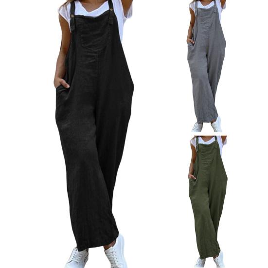 Γυναικεία Ολόσωμη Φόρμα Άνετη Εφαρμογή Τιράντα Μονόχρωμη Γυναικεία Σαλόπετα Κάμι Ρομπέρ Μπαγκί Ολόσωμη Φόρμα για Καθημερινή Χρήση