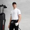 FILA Golf Series Cool Touch Fashionable Polo Shirt Men tops Jade-White A11M635156FWT