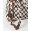 Daks Brown House Check Fabric Backpack Dcba0e635w2