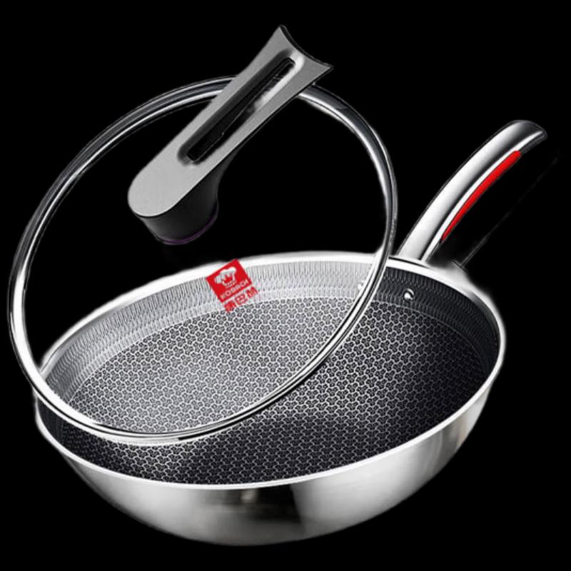 Kambach 316 Stainless Steel 32cm Wok Set