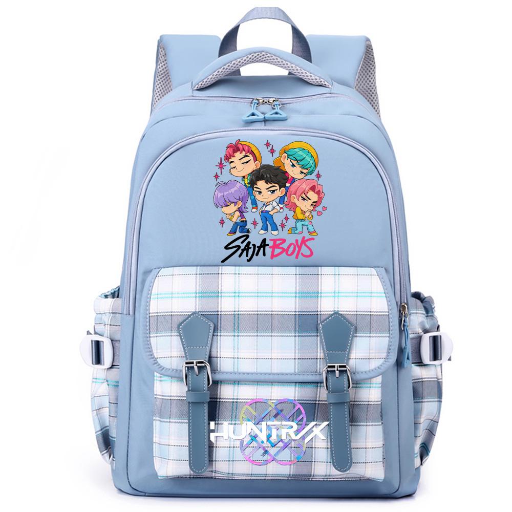 Anime Cartoon K-Pop Printed Large Capacity Backpack for Teenger Student Girl Boy Schoolbag Bookbag Women Waterproof Travel Bag Kid Gift Mochila