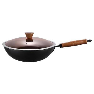 KSISE 32cm Fine Iron Wok