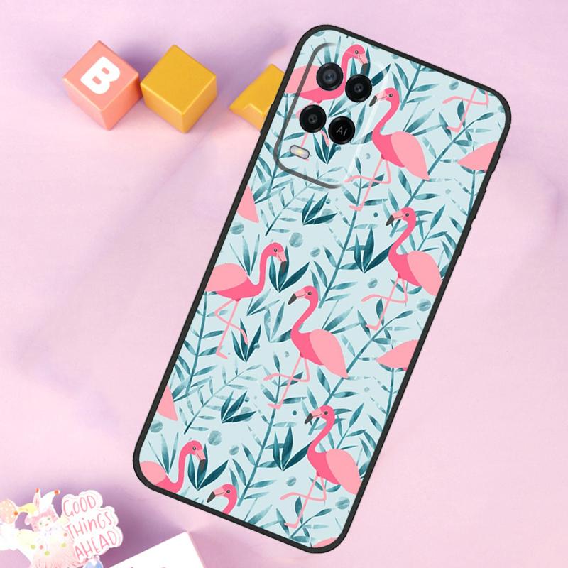 

Flamingo Case For Oppo A54 A74 A94 A40 A60 A80 A18 A38 A58 A78 A98 A96 A76 A16 A15 A17 A57 A5 A6 Pro OPPO A40 A40m