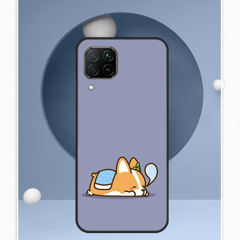 Cartoon Corgi Dog For Huawei P30 P60 Pro P20 P40 Lite Nova 9 10 SE 12s 12i 11i 8i Y91 Y60 Y70 Y72 Y90 Y61 Case