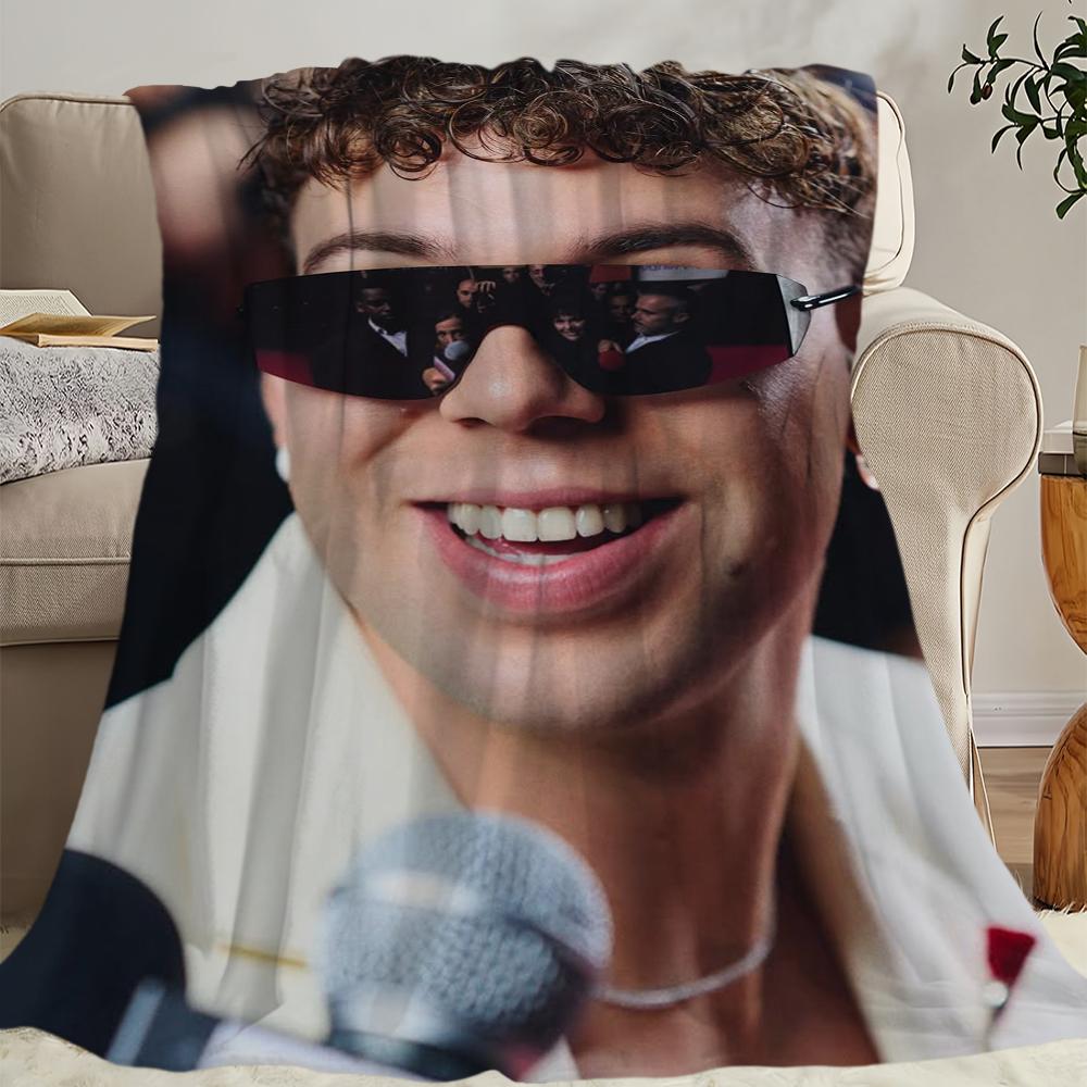 Hip Hop Singer Q-Quevedo Blanket Blanket for Couch Sofa Travel Home Hiking Picni Bed Beding Flannel Blanket birthday gift