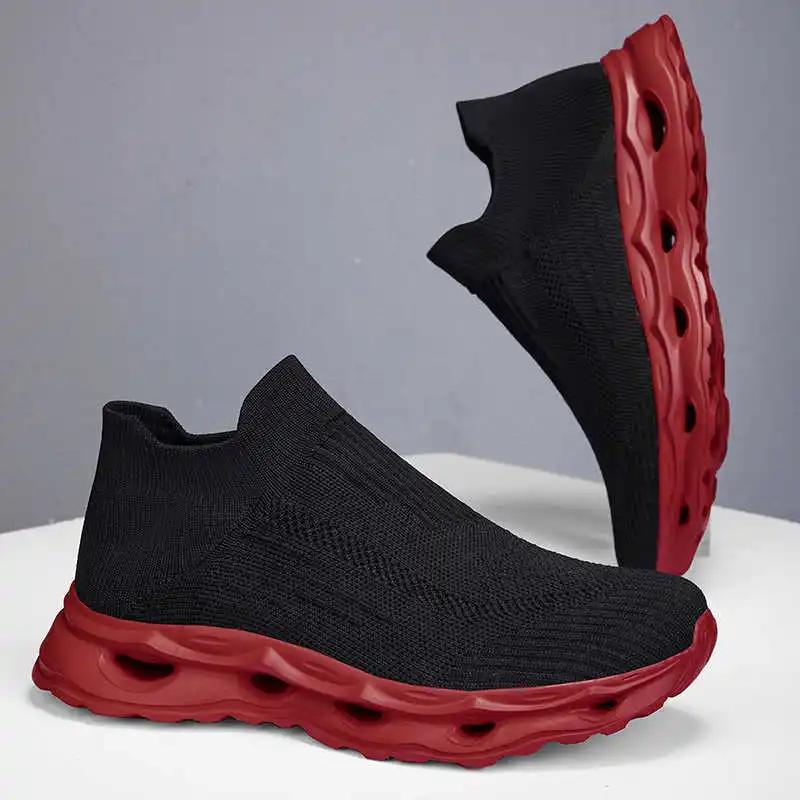 Fashion High Sole Round Toe Men Canada Mules High Brand Sneakers Green Jogging Shoes Sport Runners Tenismasculine High-tech