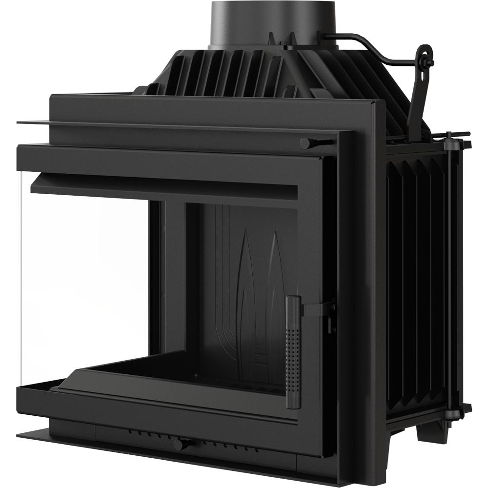 Cast Iron Fireplace KRATKI SIMPLE Left 8 kW Ø 180