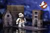 Jada NanoScene: Ghostbusters 6-Inch Stay Puft Marshmallow Man NanoEcto-1 – Highly Detailed Movie Replica Playset