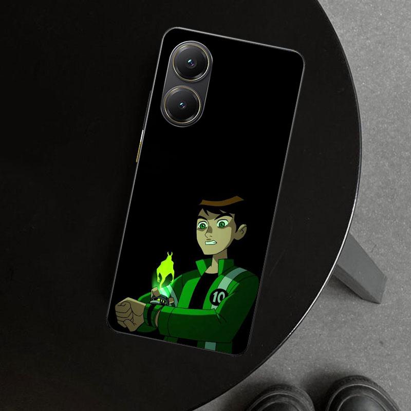 

Cartoon Ben 10 Phone Case Cover for Xiaomi Poco X6 X5 X7 Pro F7 Ultra Redmi 15C 15 13C 13 12C 12 10C 10 10A 9C 9A 9T 9 Coque Poc Redmi 12