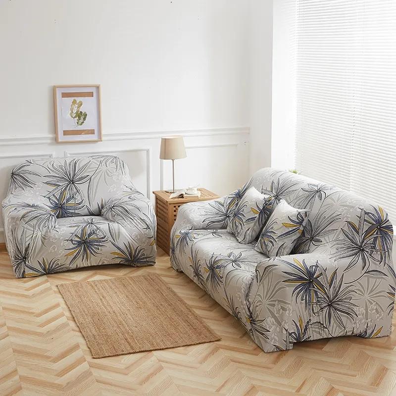 

Чехлы для диванов с принтом для гостиной, 1/2/3/4-местные эластичные чехлы для диванов, универсальные повседневные простые чехлы для домашнего декора в скандинавском стиле, противоскользящие чехлы для диванов 2seater