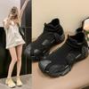Pantofi sport casual pentru bărbați 2025, respirabili, din plasă Flyknit, slip-on