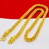 TikTok Kuaishou Emperor Chain Men's Gold-Plated Necklace: Thick, Bold, Fashionable, Simple.