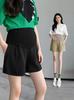 High-Waisted Belly Support Maternity Shorts – Loose, Plus Size, Casual Summer Wear
