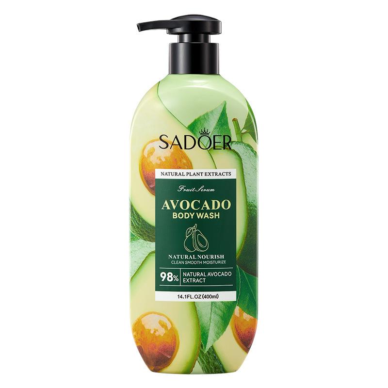 Gel douche aux fruits 400 ml SADOER Gel douche hydratant pour la peau