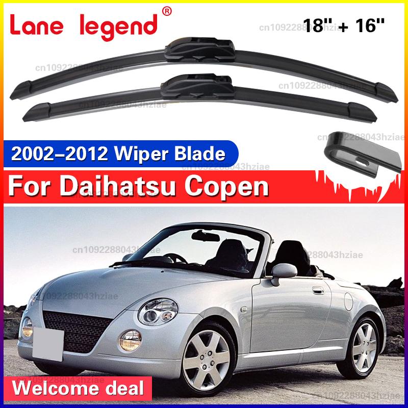 Auto-Scheibenwischerblätter für Daihatsu Copen 18 +16  2002-2012 Auto-Windschutzscheiben-Wischerblätter Fensterwaschanlage Passend für U-Haken-Arme Daihatsu Copen&2002-2012