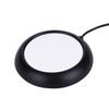 USB Holzmaserung Tassenwärmer Hitze Getränke Tasse Matte Büro Tee Kaffee Heizkissen Schwarz