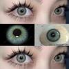 AMARA 1Pair Colored Contact Lenses for Eyes Brown Pupis OMG Series Gray Eye Lenses Yearly Fashion Lenses Cosmetic Eye Contacts