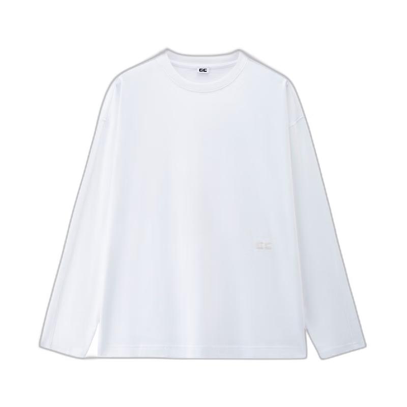 

GIORDANO CONCEPTS Men s Embroidered Cotton Long Sleeve T-Shirt M