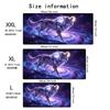 Celestial Wolf Mouse Pad L Large Computer Office Game Table Mats Rubber Antislip Gaming Keyboard Mousepads Long Desk Pads 40x90