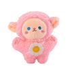 Adorable Plush Toy Keychain Cute Little Lamb Doll Short Plush Stuffed Animal
