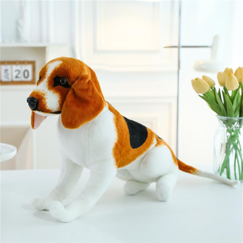 Realistic Dog Plush Toy Adorable Sheepdog Shar Pei Dalmatian Long Ear Dog Gift