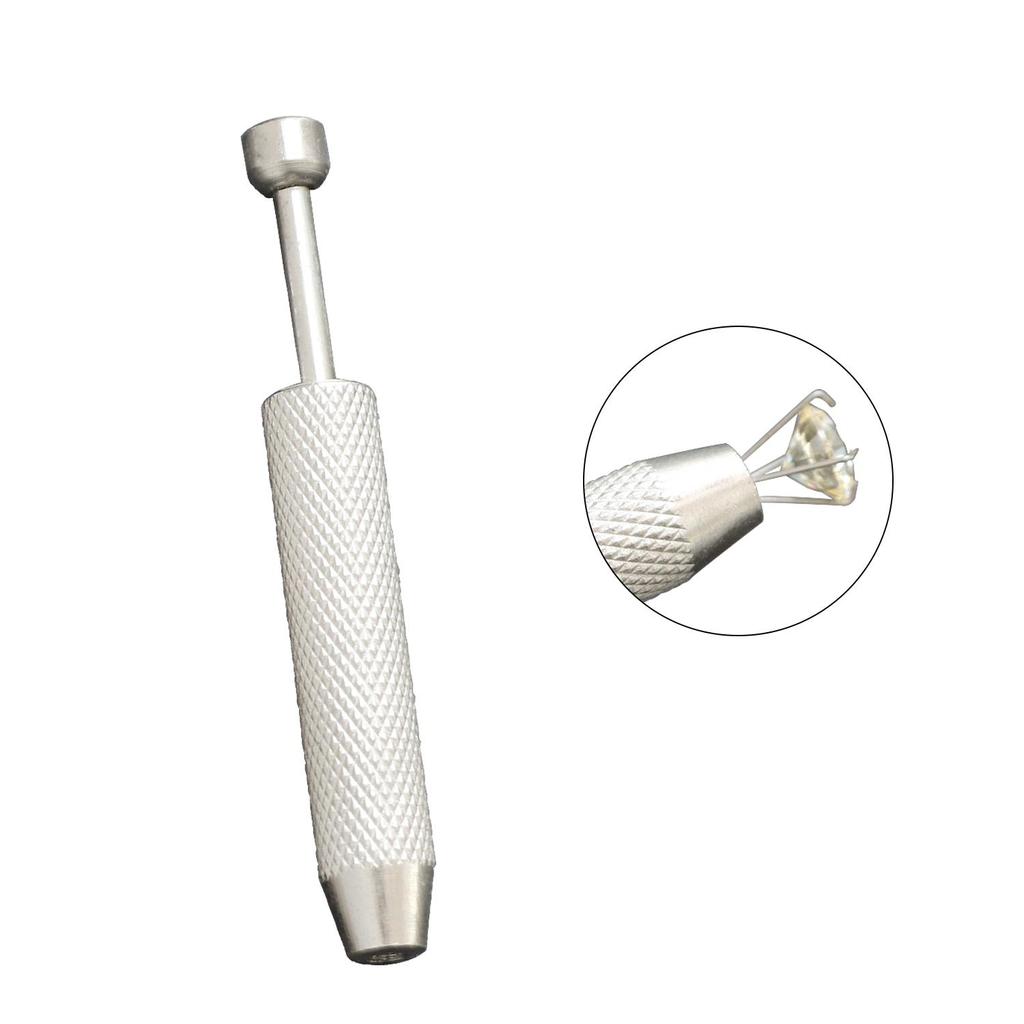 Diamond Holder Jewelry Claw Prong Gemstone Pick Up Tool 3/4 Prongs Stainless Steel Tweezer Catcher Jewelry Making Tools