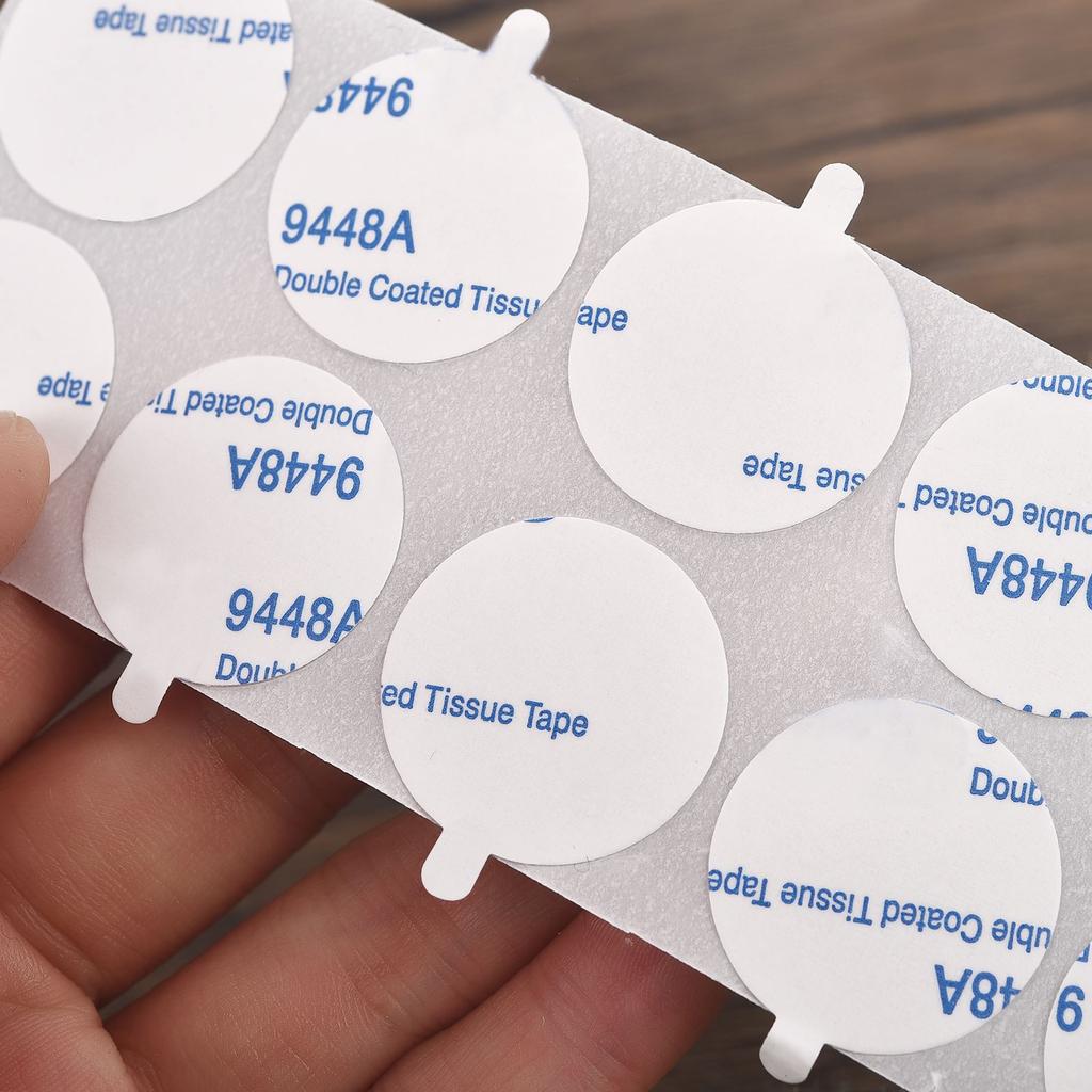 Lots 100Pcs Seal Wax Stamp Stickers Self Adhesive Round Double-Sided Adhesive Tape Wax Sealing Stamp Sticker Candle Wick Making