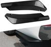 Mandark 2 Car Rear Bumper Diffuser Fins Scratch-resistant Vehicle Rear Lip Diffuser Canard Protector Universal Front Bumper and Side Skirt Kit,