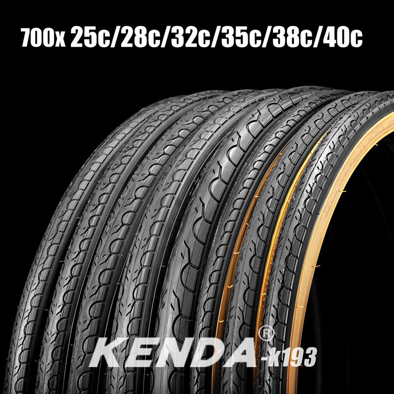 KENDA bicycle tire 700C 700x25C/28C/32C/35C/38c/40c road bike tires ultralight low resistance yellow side Selection Standard