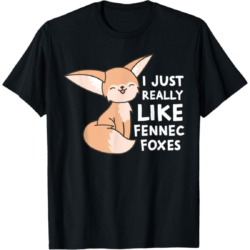 Фуксия Я Просто Очень Люблю Фенек Футболка XXXXXL чёрный
