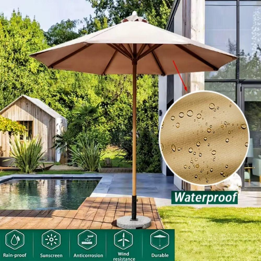 High Quality Patio Umbrella Round Outdoor Parasol Nordic Beach Umbrella Balcony